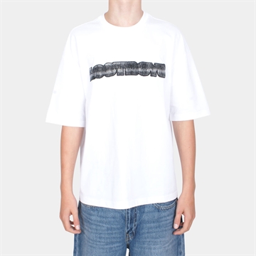 Lost Boys Archives Checkered Script Tee White